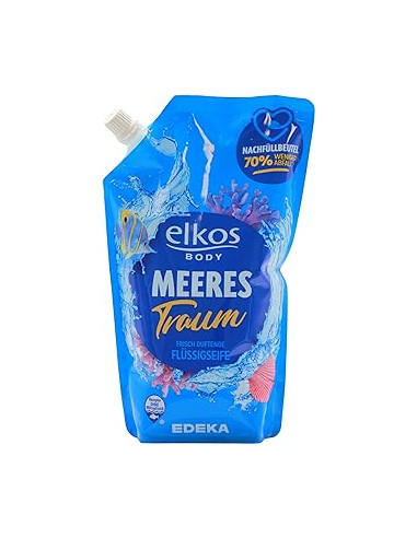 ELKOS Body Meeres Traum  Flüssigseife 750 ml - kremowe mydło w płynie, zapas