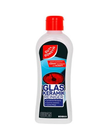 EDEKA Glas Keramik Reniger 300 ml - mleczko do czyszczenia płyt indukcyjnych i ceramicznych