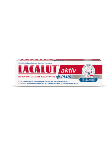 LACALUT Aktiv Plus Medizinische Zahncreme - pasta do zębów przeciw paradontozie