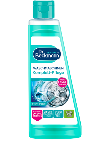 Dr Beckmann Waschmaschinen Komplett-Pflege Floral Fresch - płyn do czyszczenia i odkamieniania pralki, 250ml