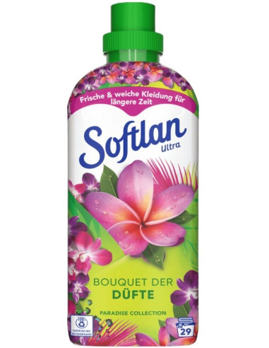 SOFTLAN 3D Ultra Bouquet der Dufte 1l -koncentrat do płukania tkanin bukiet zapachów Kolekcja Paradise 45 prań