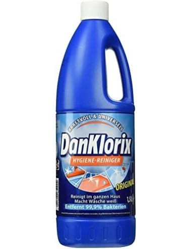 DanKlorix Hygiene-Reiniger mit Aktiv-Chlor, Original 1l - środek czyszczący do dezynfekcji z chlorem